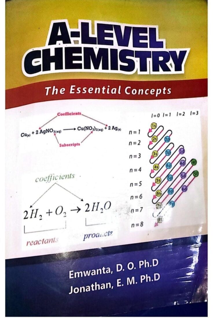 JUPEB Chemistry (CHM 001 & CHM 002) Textbook PDF