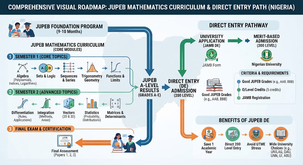JUPEB Mathematics Syllabus PDF